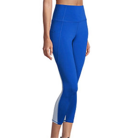 Xersion Women's Set of 2 Blue & Maroon High Rise 7/8 Ankle Leggings Size XXL - Picture 2 of 11